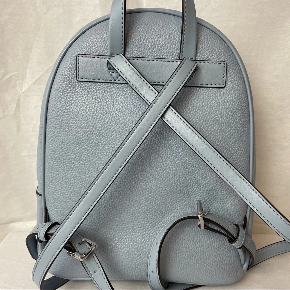 Brand New Michael Kors Adina Backpack Blue - Picture 6 of 7